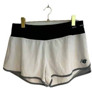 New Balance Women's Athletic Shorts in Black and White